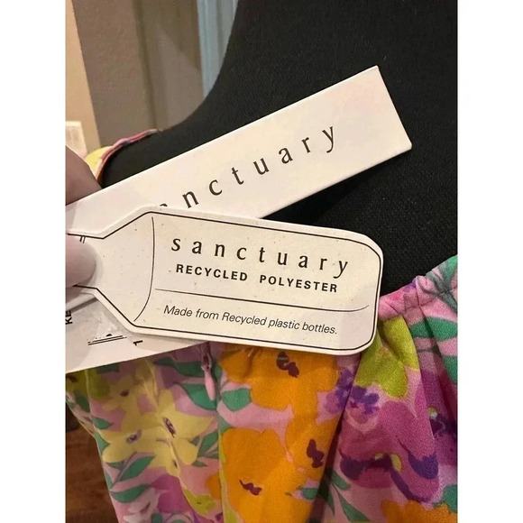 NEW - NWT Sanctuary Fresh Garden Side Cut Out Mini Dress Sz S - Picture 4 of 7